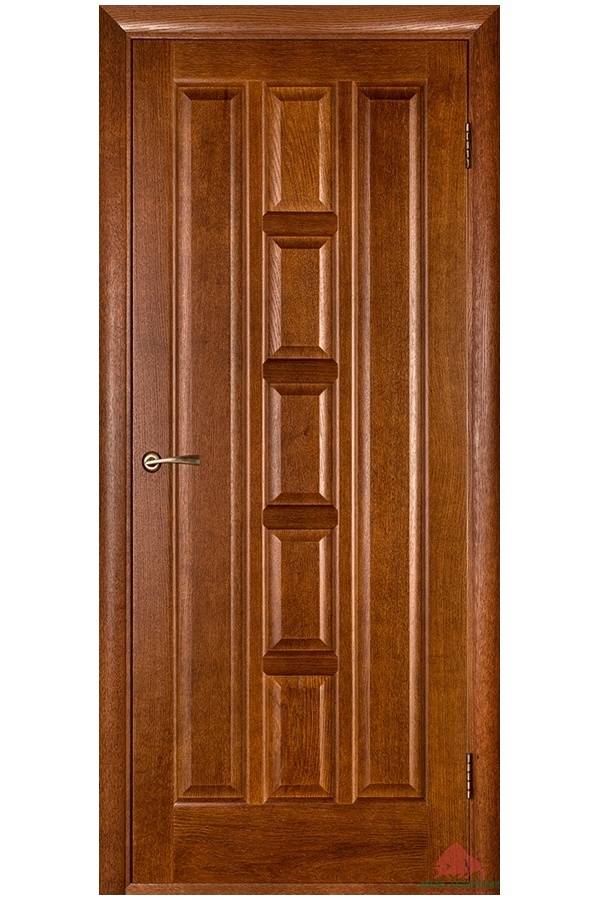 Межкомнатная дверь Квадро каштан ПГ - Интернет магазин Двери Тут