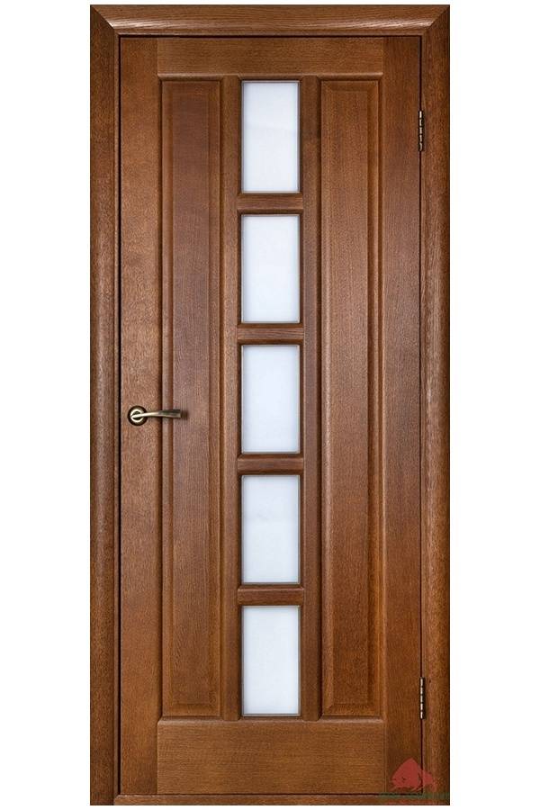 Межкомнатная дверь Квадро каштан ПО - Интернет магазин Двери Тут