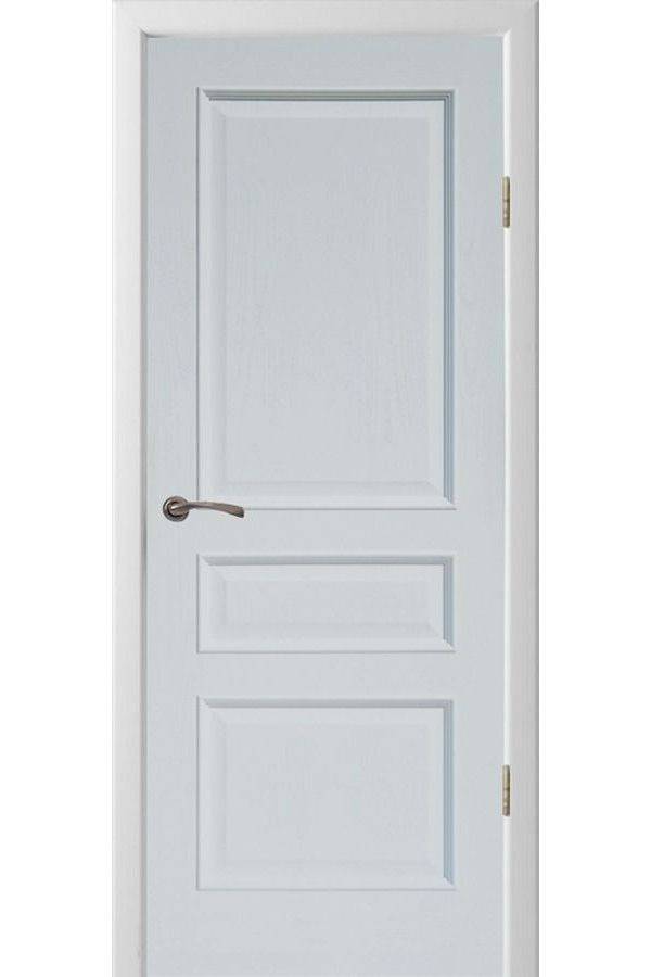 Межкомнатная дверь Багет 1 Снежный дуб ПГ - Интернет магазин Двери Тут